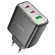 Мережевий зарядний пристрій 2 Type-C/1 USB Вихід